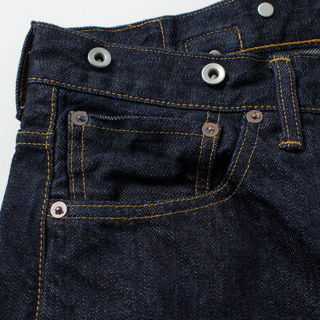 ORDINARY FITS / Wide Denim Pants One-washed