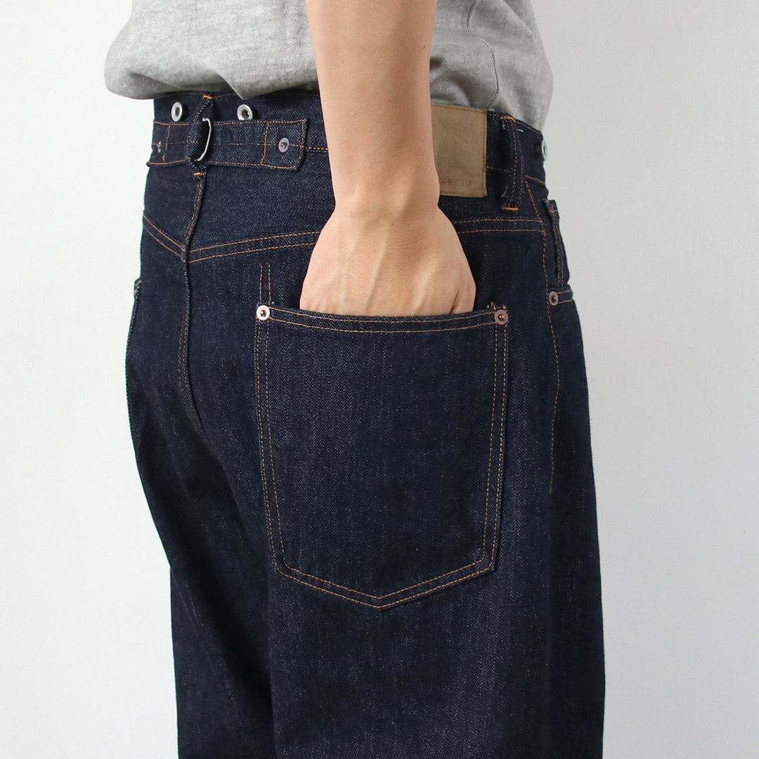 ORDINARY FITS / Wide Denim Pants One-washed