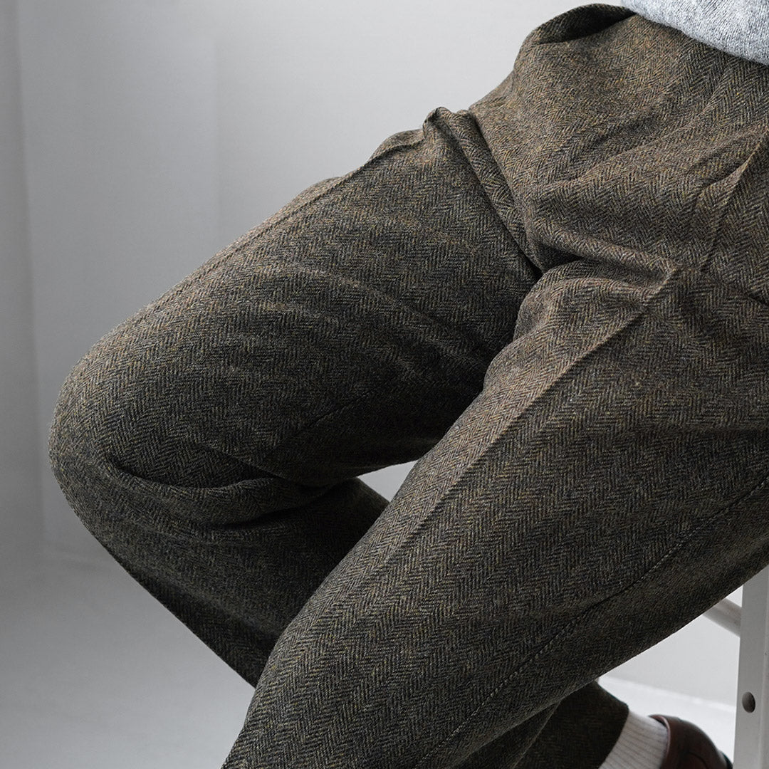 BARNSTORMER / 人字紋花呢休閒褲