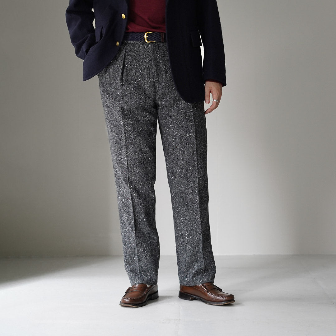 BARNSTORMER / 英国土布 2 折褶休闲裤