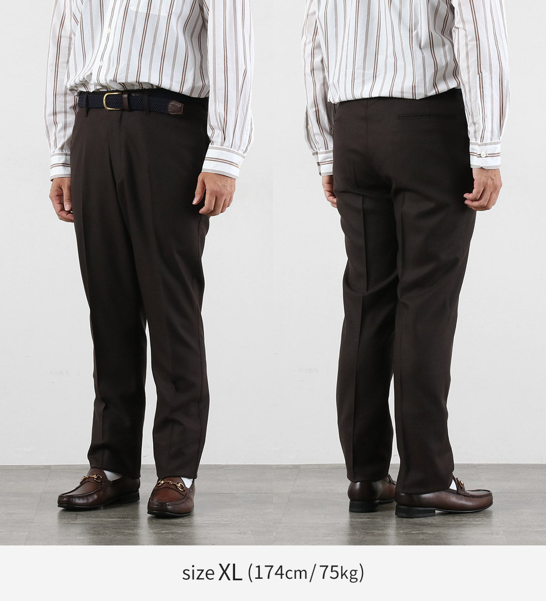 BARNSTORMER / Saxony Flannel Flat Front Trousers