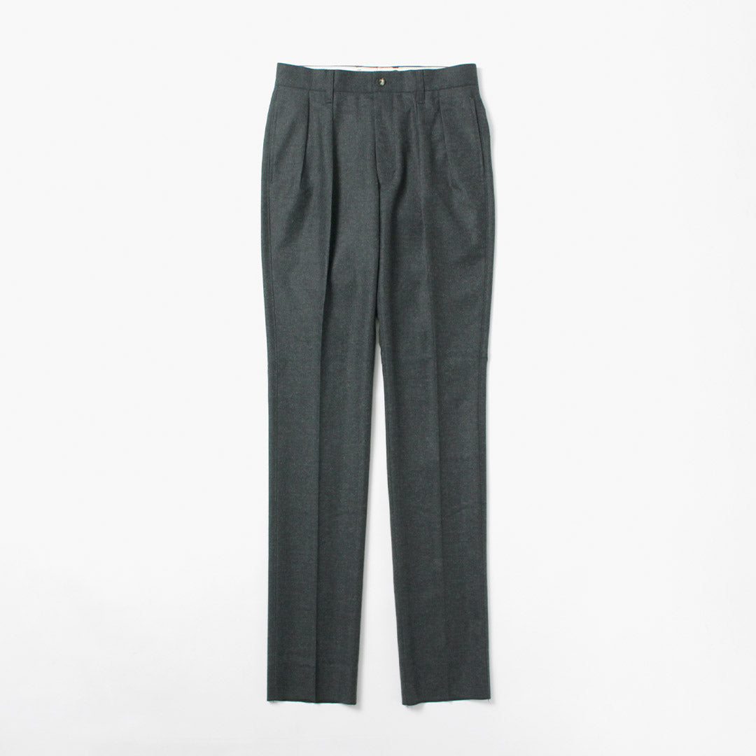 BARNSTORMER / Saxony Flannel 2-Tuck Trousers