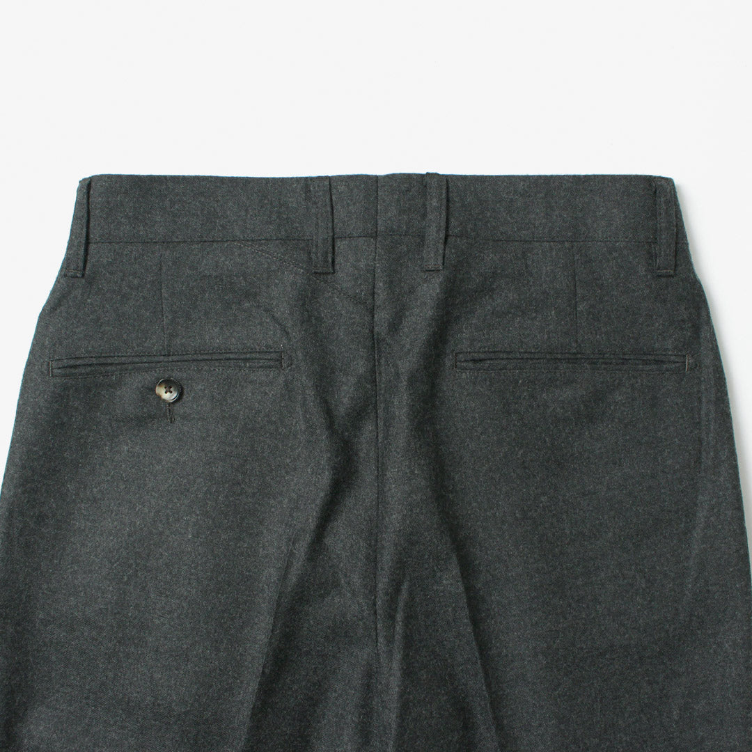 BARNSTORMER / Saxony Flannel 2-Tuck Trousers