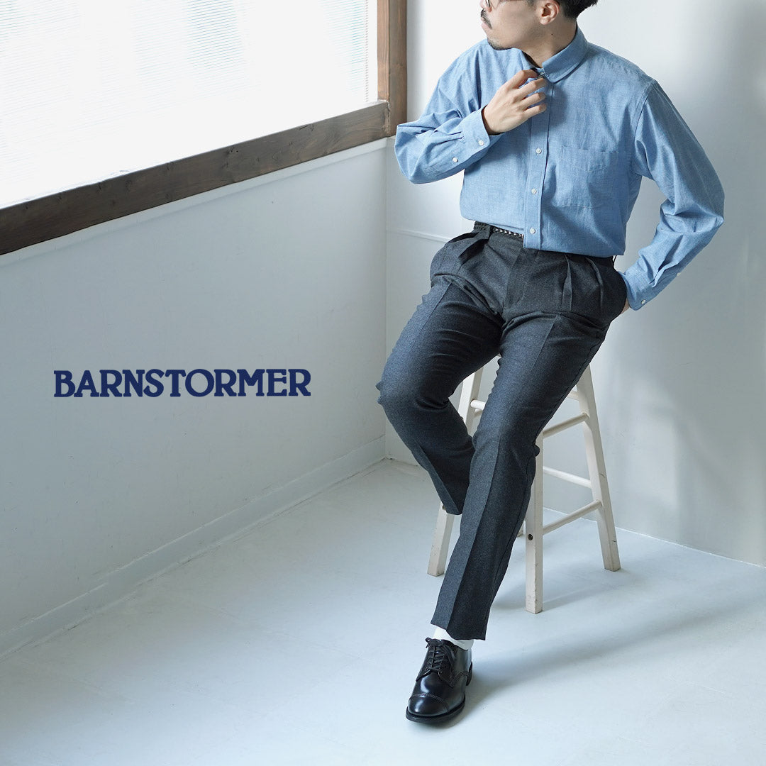 BARNSTORMER / Saxony Flannel 2-Tuck Trousers