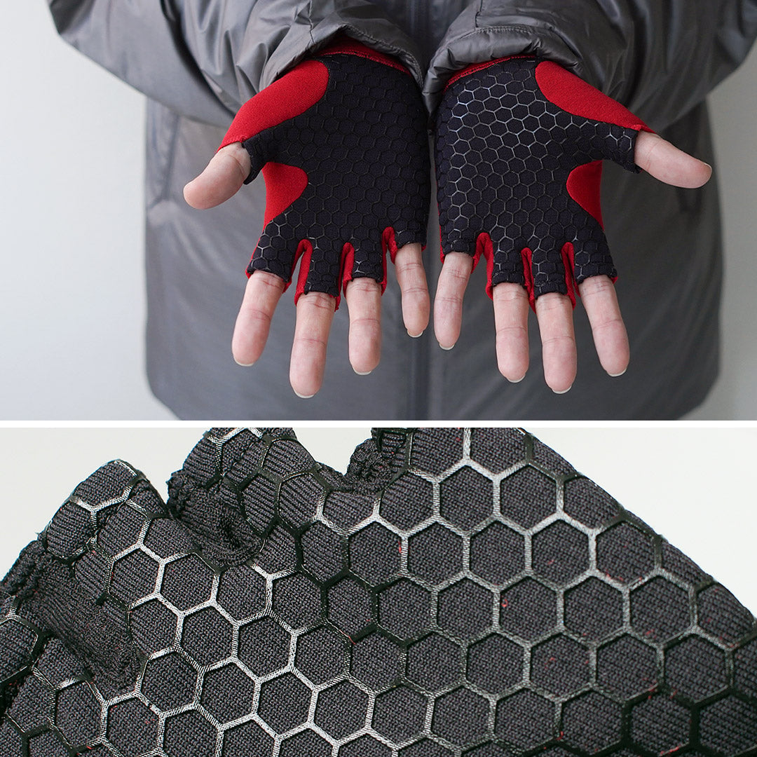 HANDSON GRIP / Liberty Half-Finger POLARTEC Power Stretch Pro Gloves