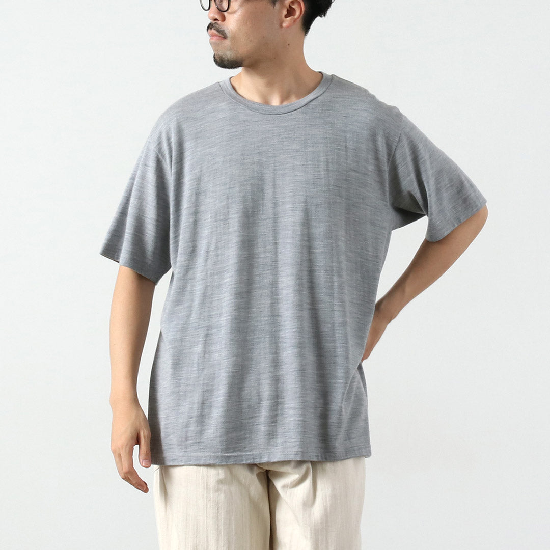 FILMELANGE / Wolfe New Zealand Merino Wool Jersey T-Shirt