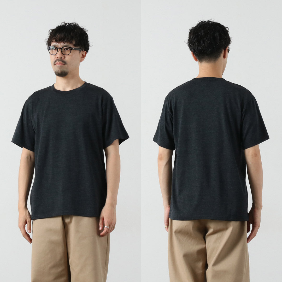 FILMELANGE / Wolfe New Zealand Merino Wool Jersey T-Shirt