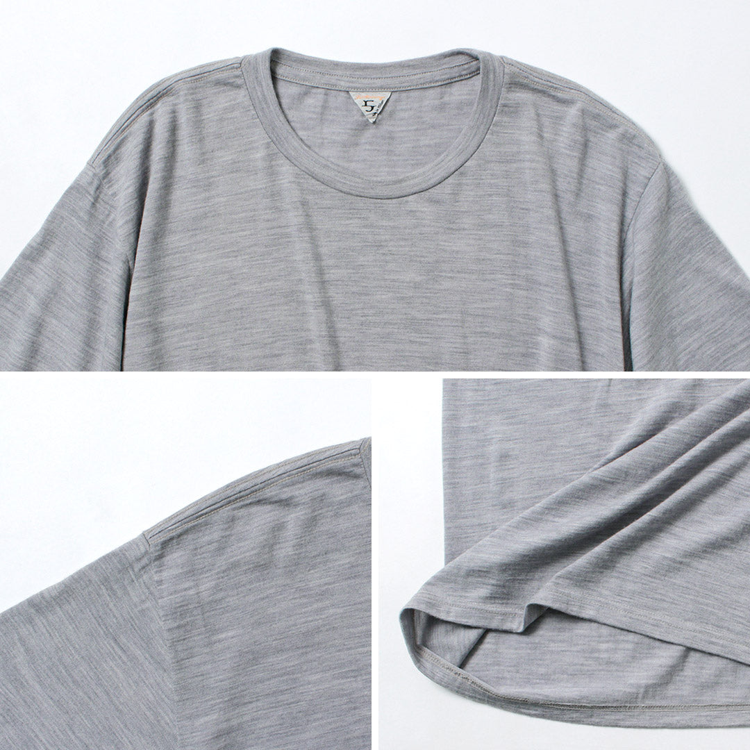 FILMELANGE / Wolfe New Zealand Merino Wool Jersey T-Shirt