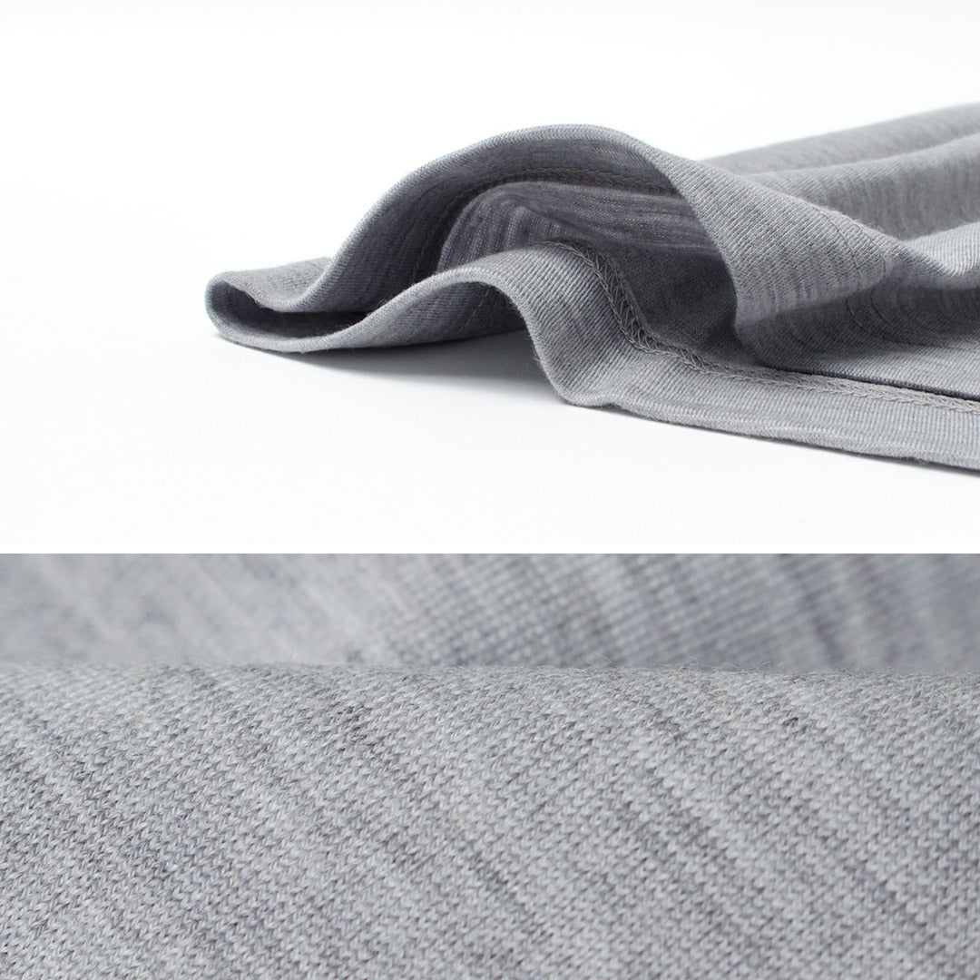 FILMELANGE / Woods New Zealand merino wool jersey long sleeve T-shirt