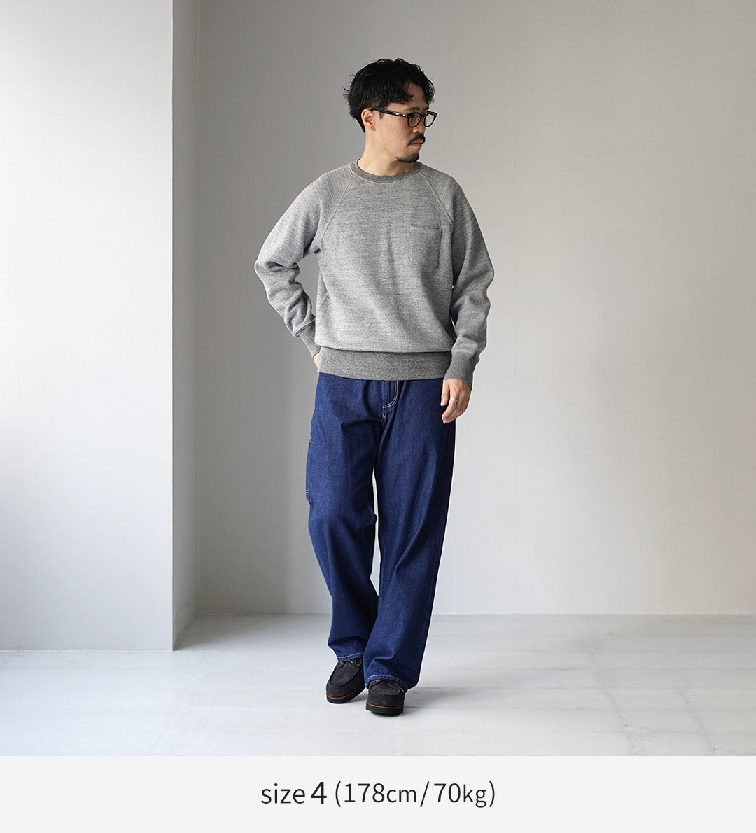 FILMELANGE / 버드 캄피오네 라이닝 크루넥 스웨트셔츠