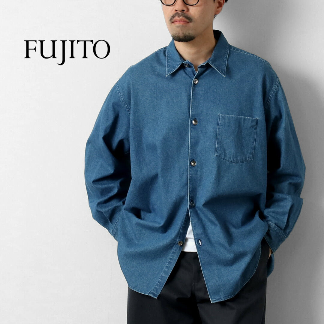 FUJITO / 8oz Denim Big Size Shirt