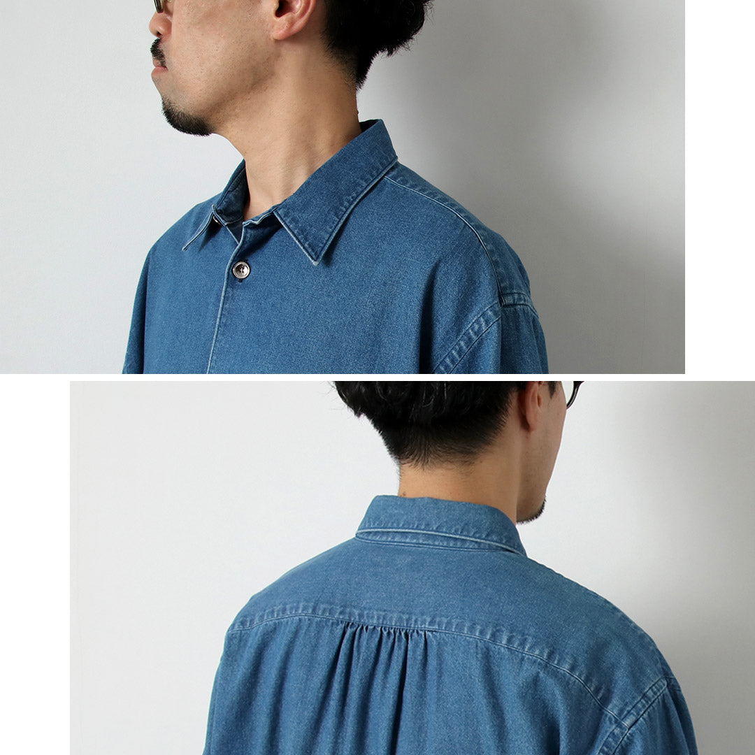 FUJITO / 8oz Denim Big Size Shirt