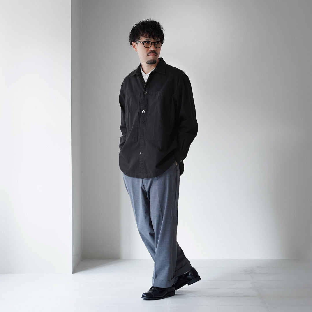 FUJITO / Herringbone Twill Army Shirt