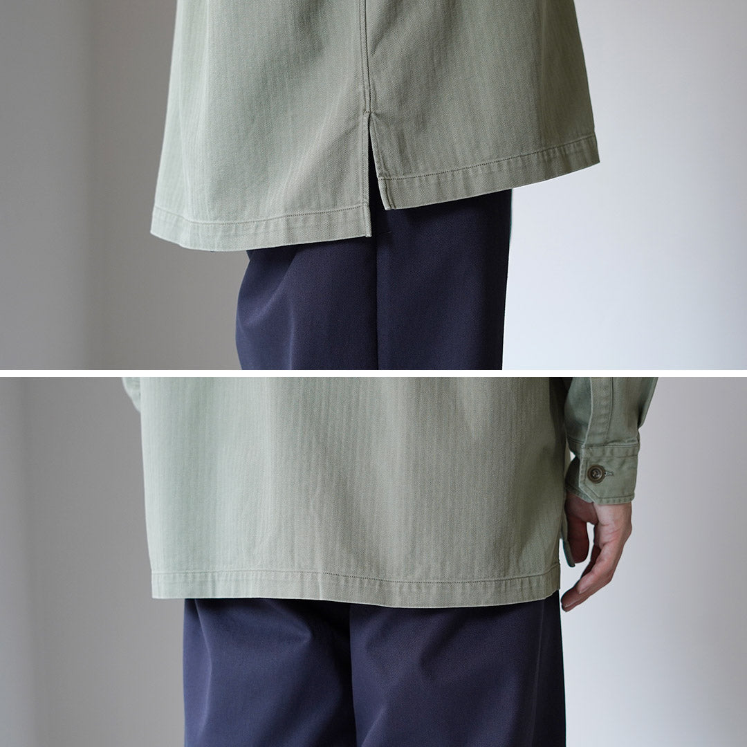 FUJITO / Herringbone Twill Army Shirt