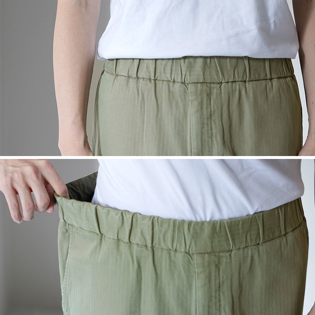 FUJITO / Herringbone Twill Easy Pants