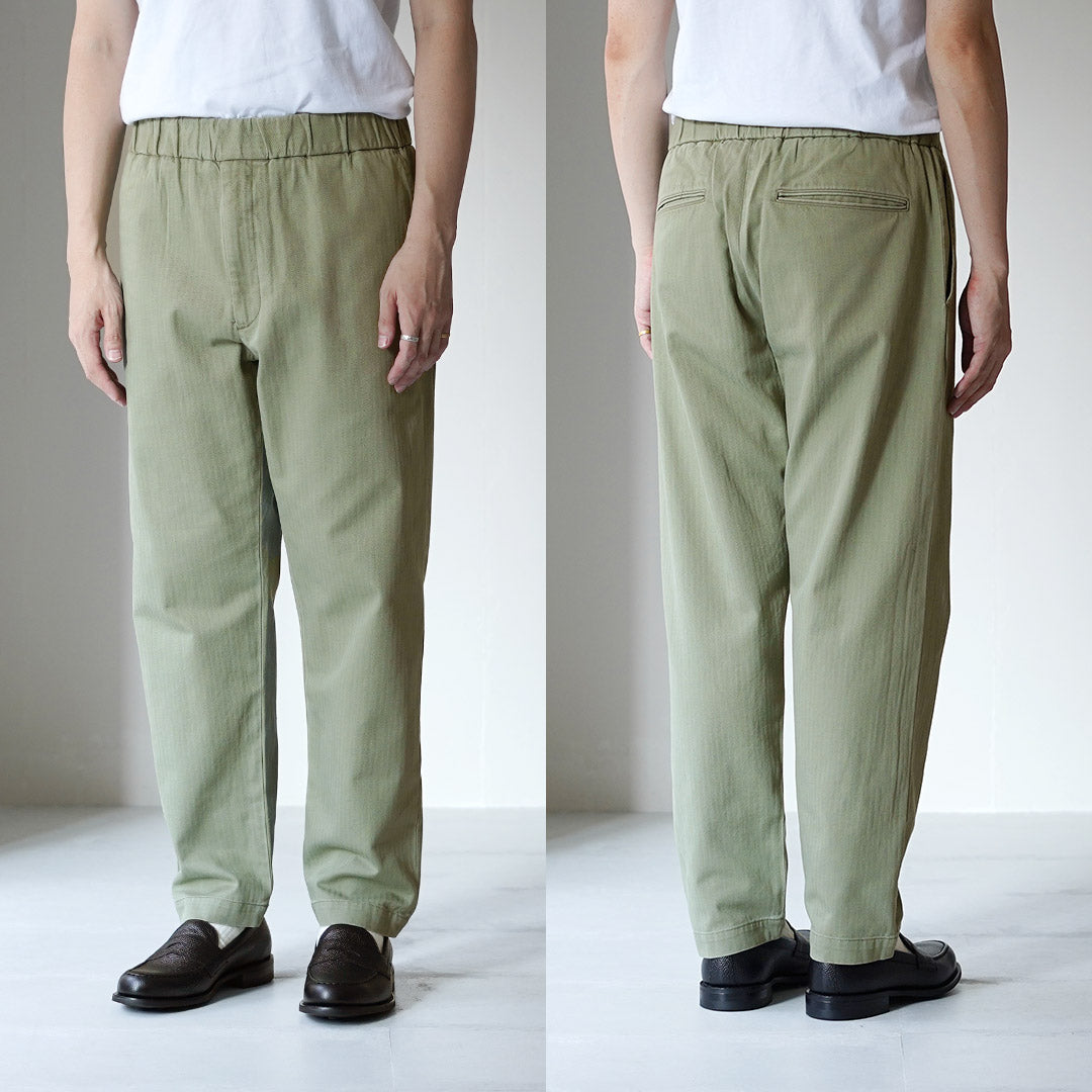 FUJITO / Herringbone Twill Easy Pants