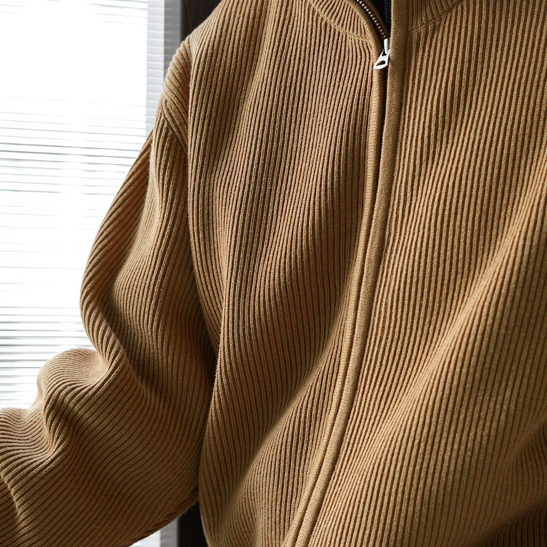 SIN TEÑIR / Tejido acanalado Algodón orgánico de punto del conductor