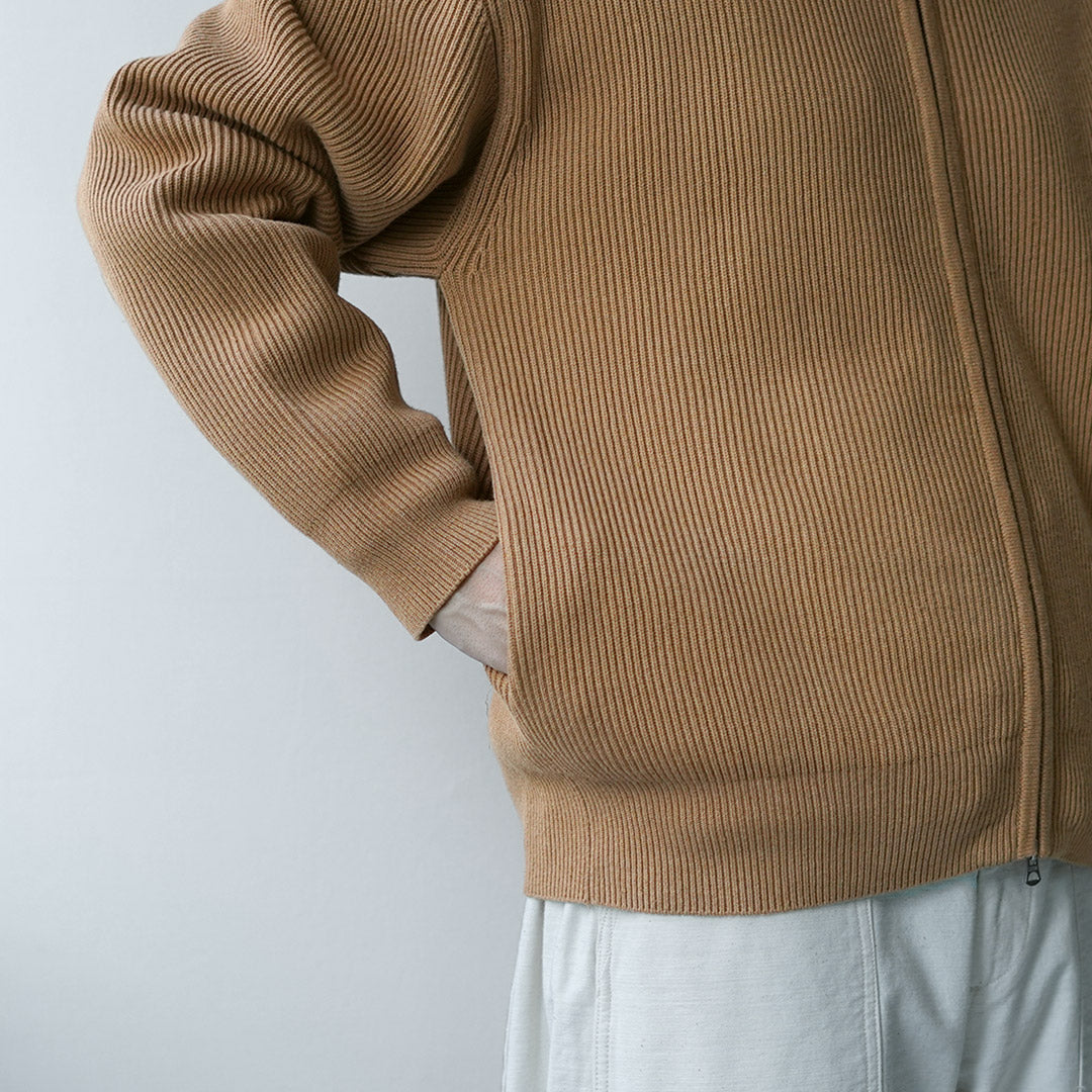 SIN TEÑIR / Tejido acanalado Algodón orgánico de punto del conductor