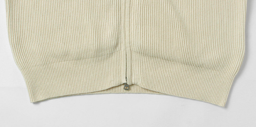 SIN TEÑIR / Tejido acanalado Algodón orgánico de punto del conductor