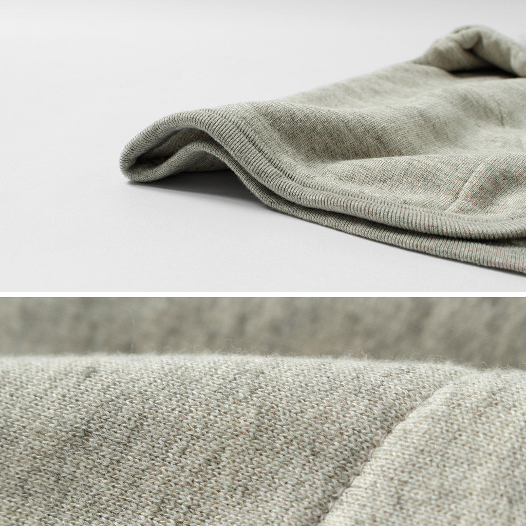 UNDYED / UNDYED 스웨트 지퍼 가디건, 오가닉 코튼