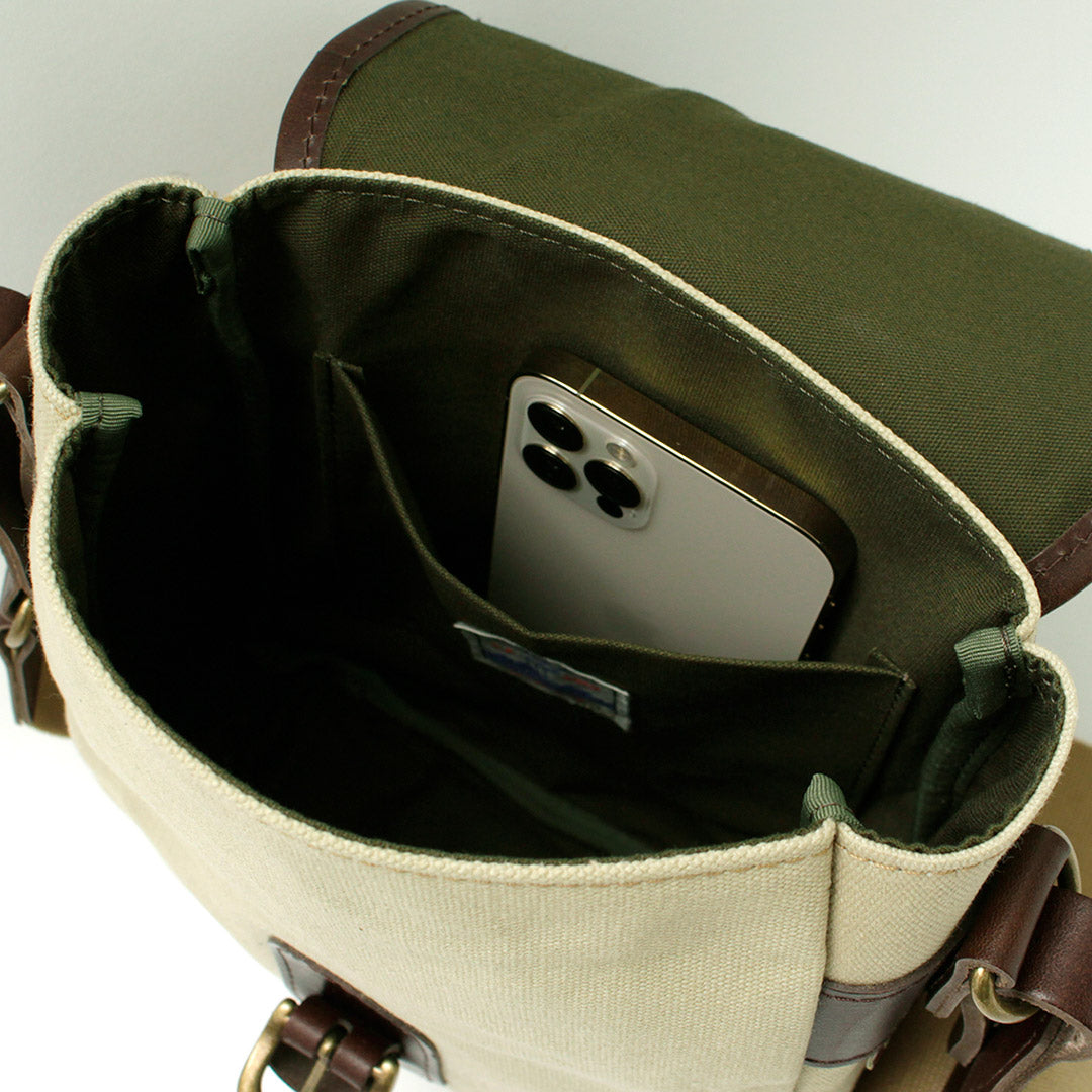 GRIPS × ROCOCO / Paraffin Satchel Bag S