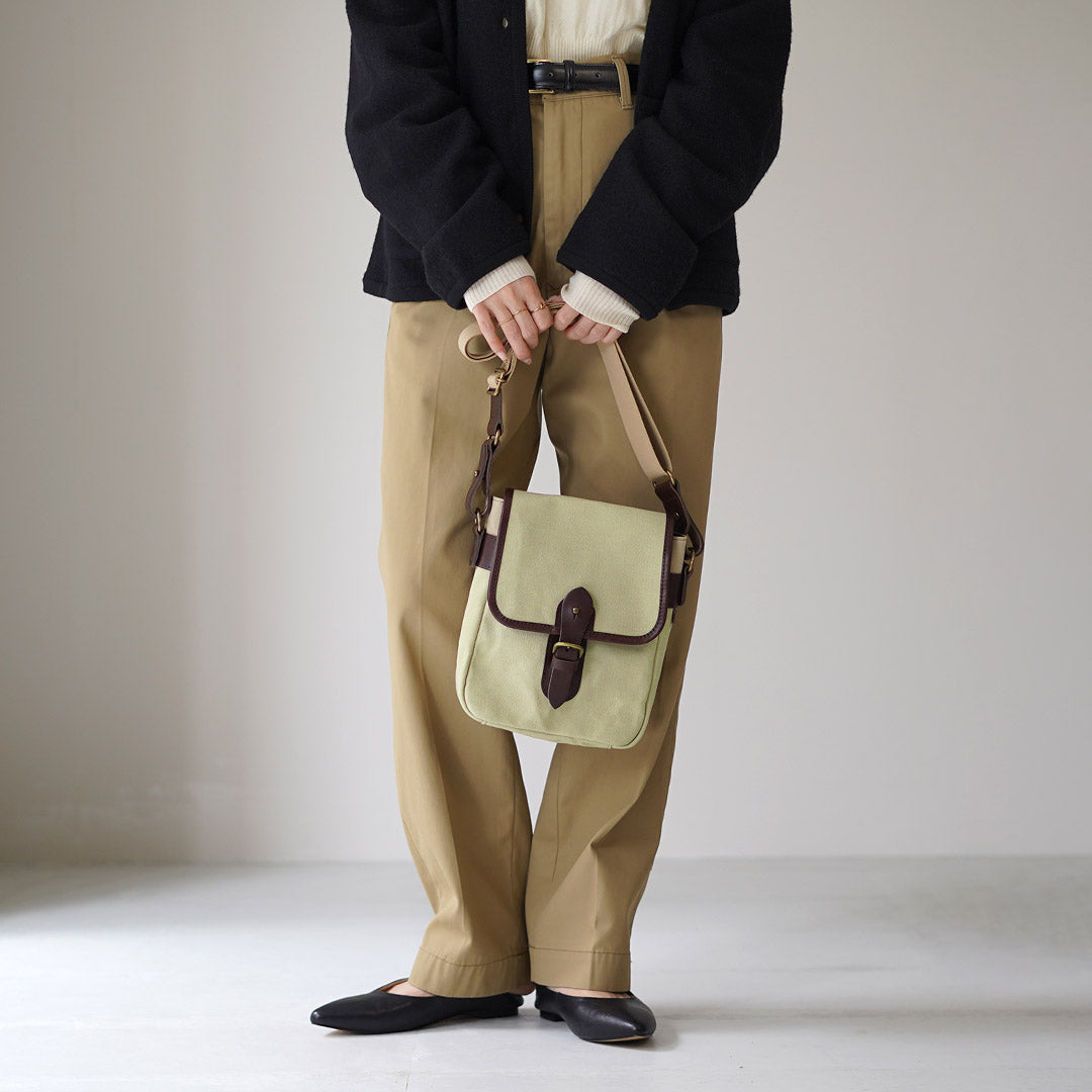 GRIPS × ROCOCO / Paraffin Satchel Bag S