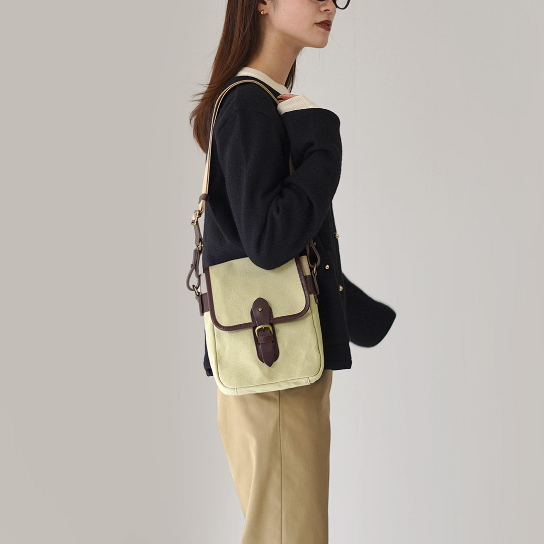 GRIPS × ROCOCO / Paraffin Satchel Bag S
