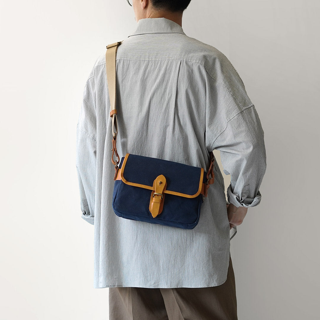 GRIPS × ROCOCO / Paraffin Satchel Bag M