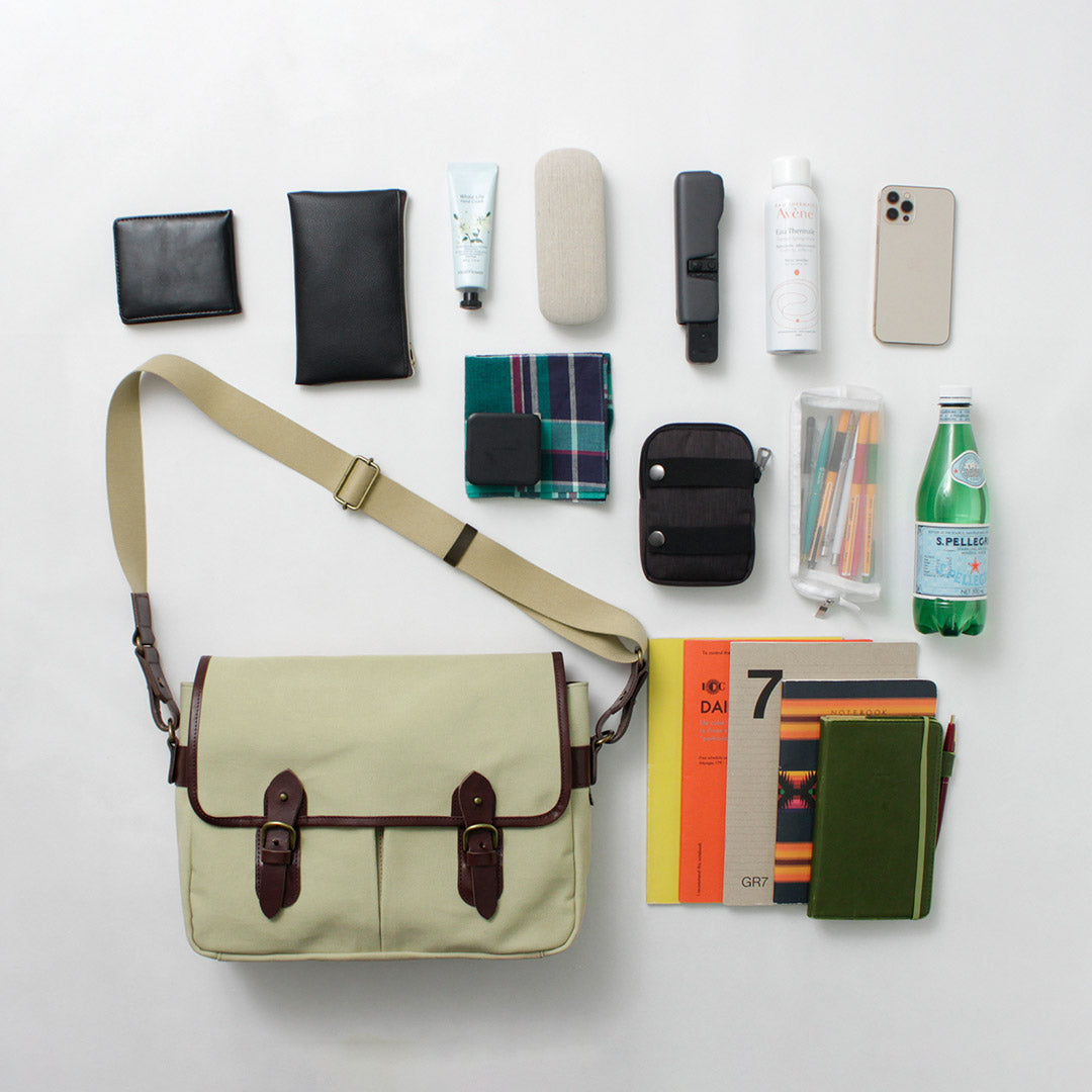 GRIPS × ROCOCO / Paraffin Satchel Bag L