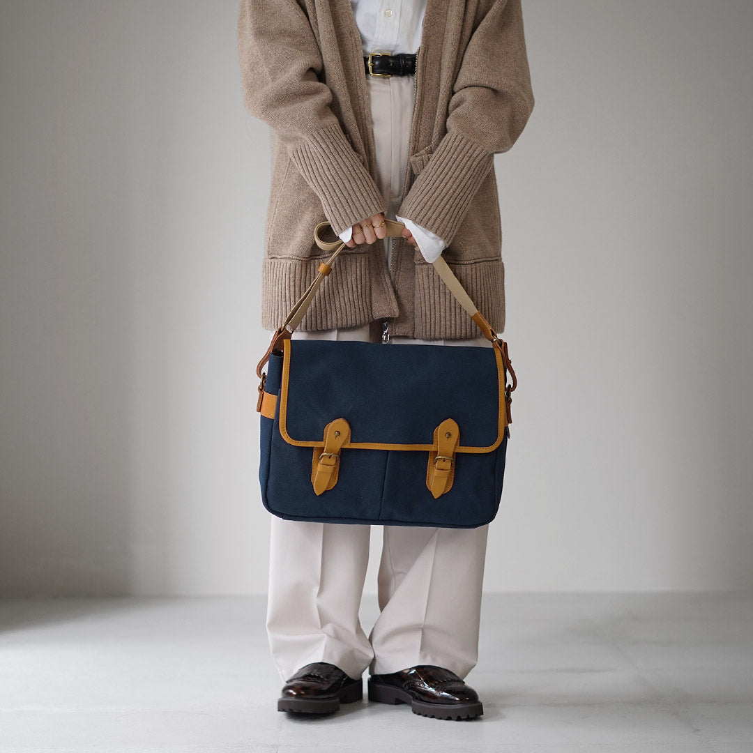 GRIPS × ROCOCO / Paraffin Satchel Bag L