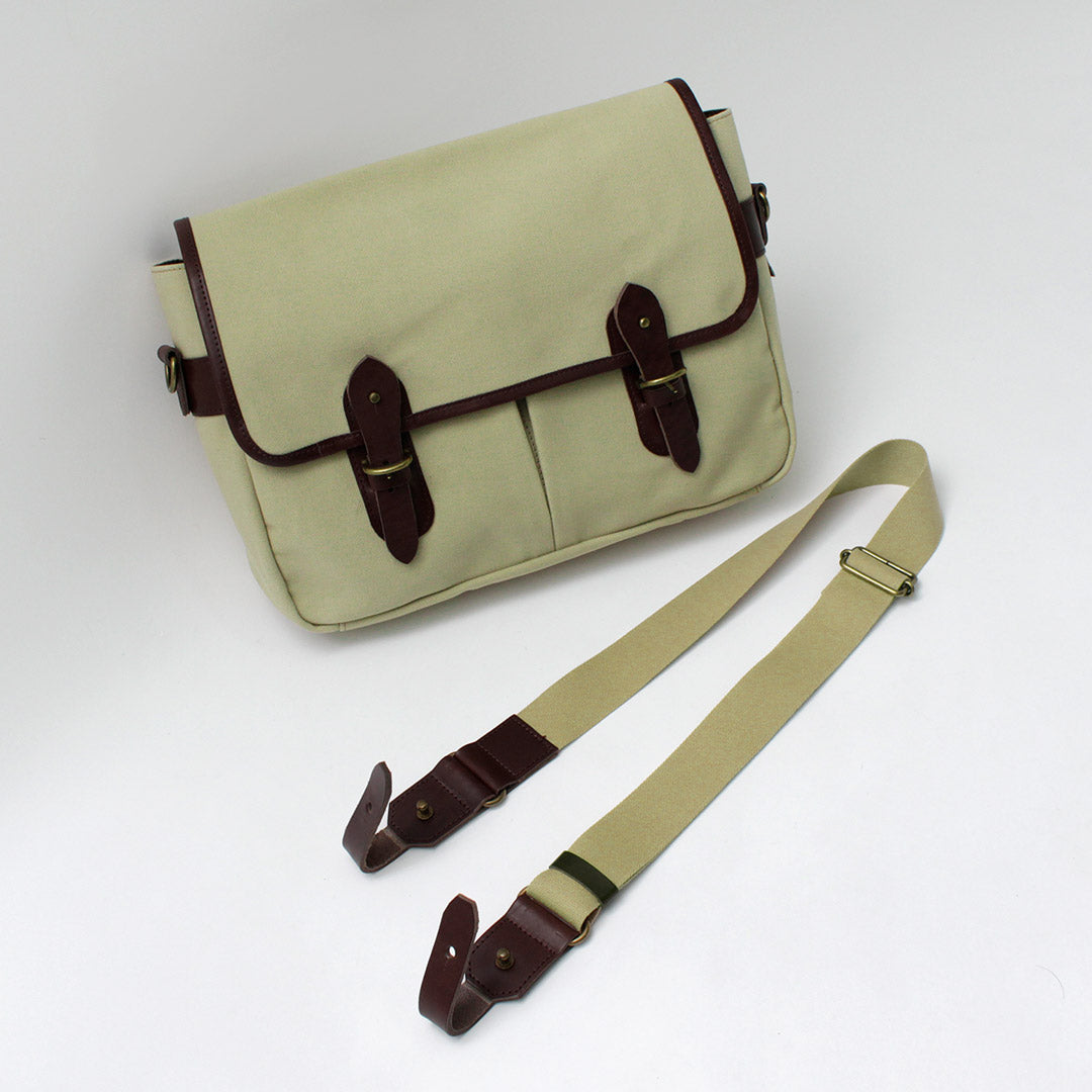 GRIPS × ROCOCO / Paraffin Satchel Bag L