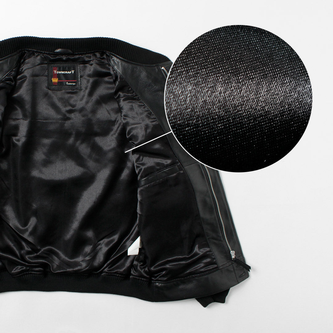 TOWNCRAFT / Leather Derby Jacket