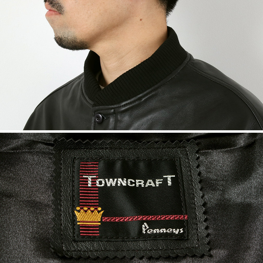 TOWNCRAFT / Leather Derby Jacket