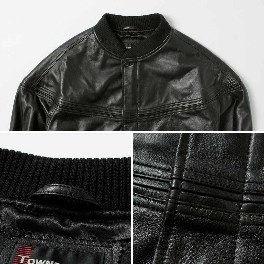 TOWNCRAFT / Leather Derby Jacket