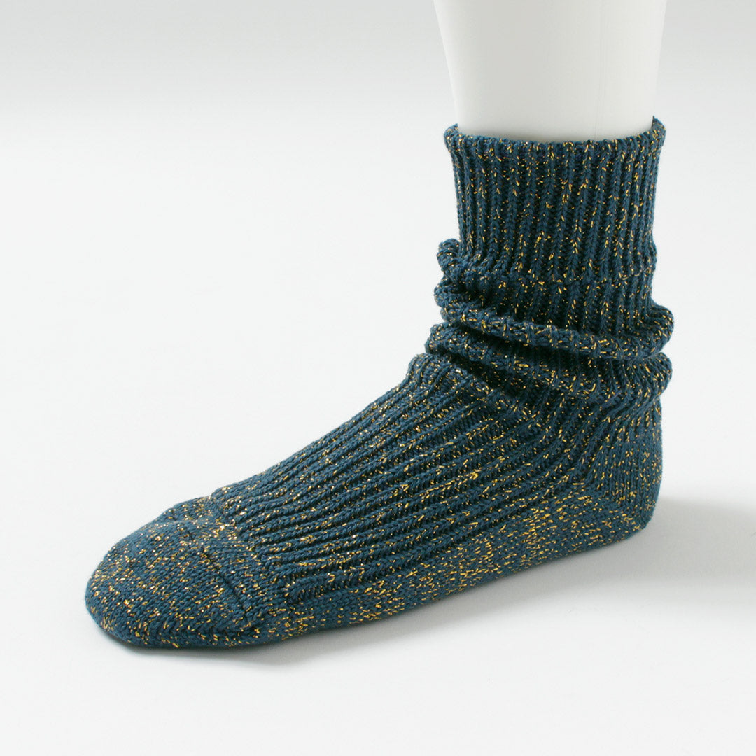 DECKA QUALITY SOCKS / Heavyweight Glitter Ribbed Socks