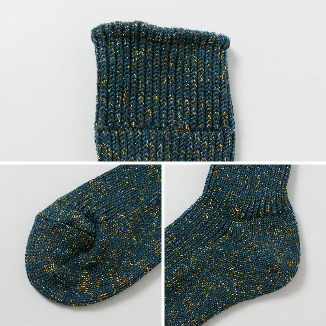 DECKA QUALITY SOCKS / Heavyweight Glitter Ribbed Socks