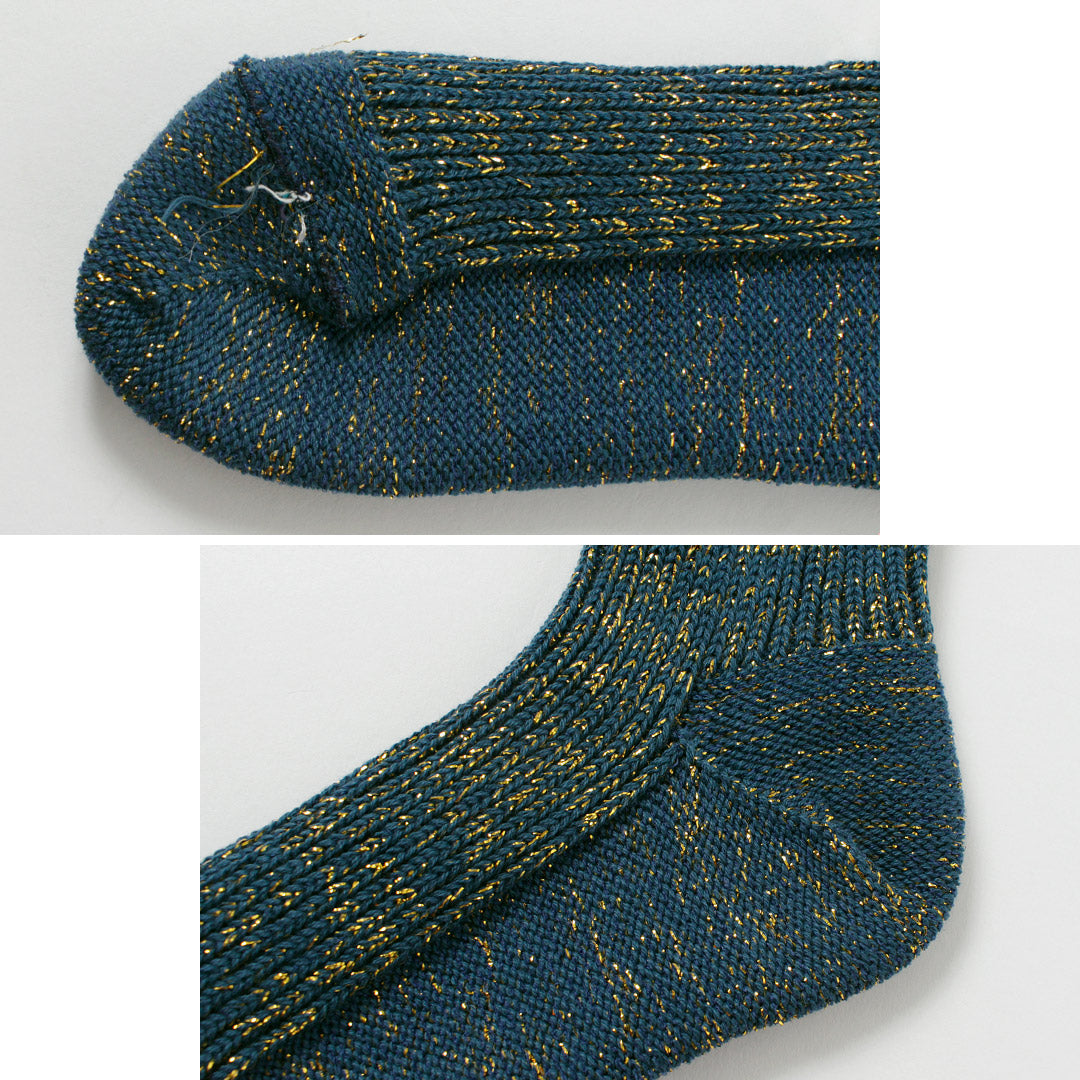 DECKA QUALITY SOCKS / Heavyweight Glitter Ribbed Socks