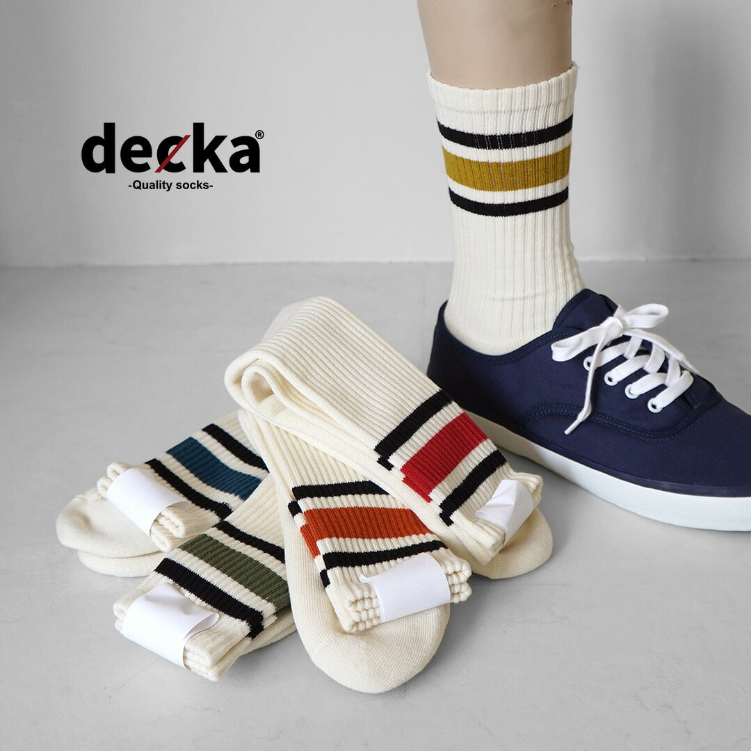 DECKA QUALITY SOCKS / 80s Skater Socks