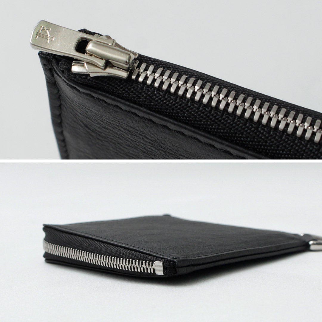 SENTI / Dyneema Leather L-shaped Zip Wallet