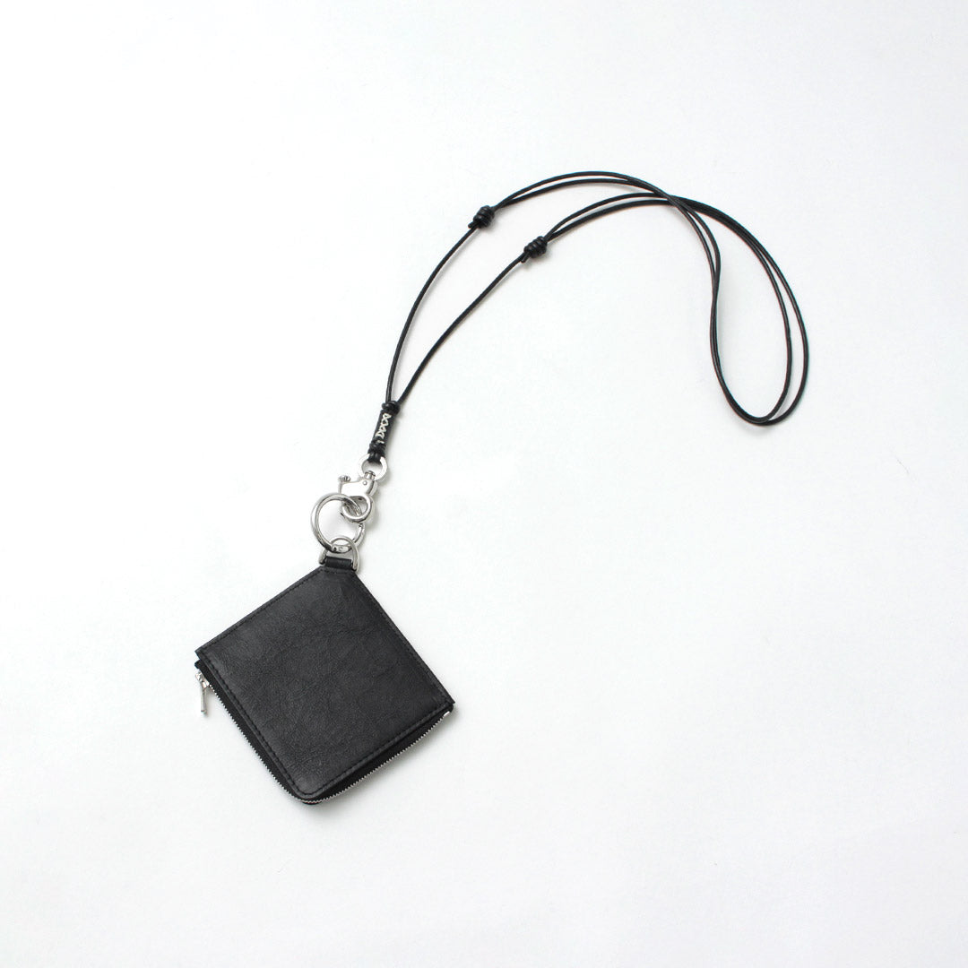 SENTI / Dyneema Leather L-shaped Zip Wallet