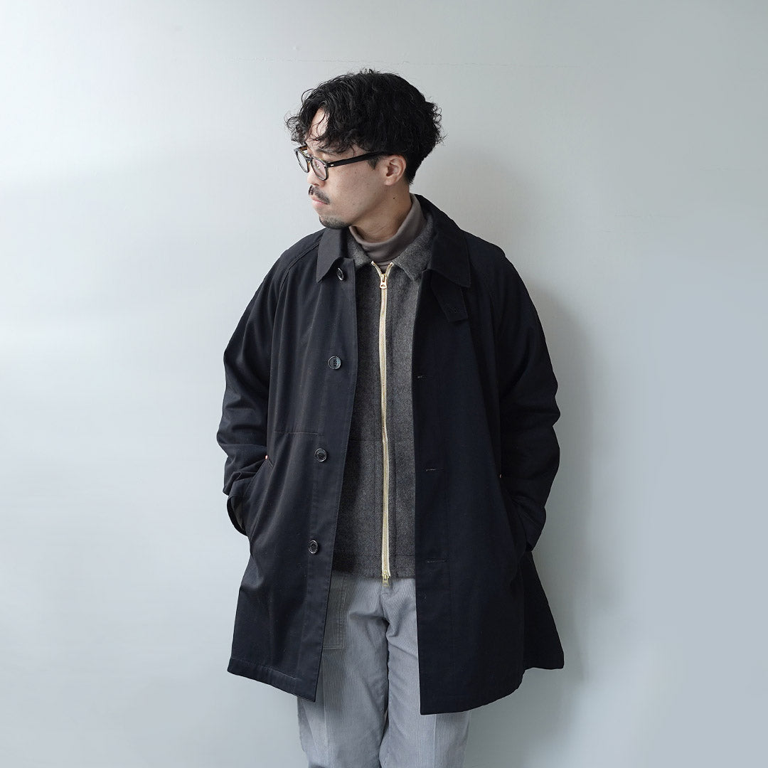 RE MADE IN TOKYO JAPAN / Blouson zippé en laine Melton