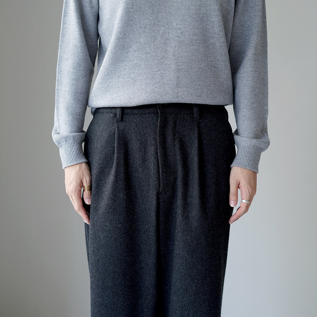 ★RE MADE IN TOKYO JAPAN / 羊毛羊绒 Calzé 阔腿裤