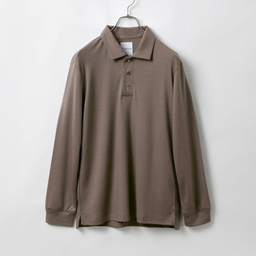 RE MADE IN TOKYO JAPAN / Dress Wool Knit Pullover Polo Shirt