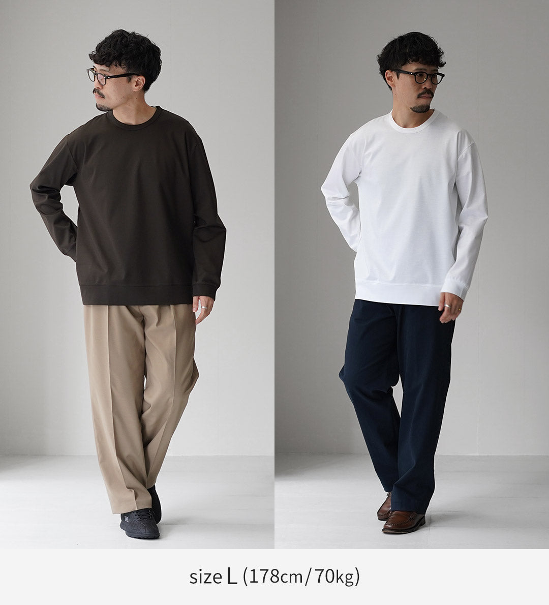 RE MADE IN TOKYO JAPAN / Tokyo Made Long Sleeve Wide Dress T-Shirt