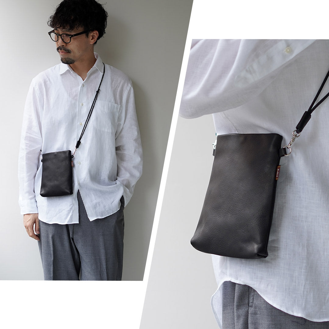 MR.OLIVE / IMPERMA-LEATHER Tiny Sacoche