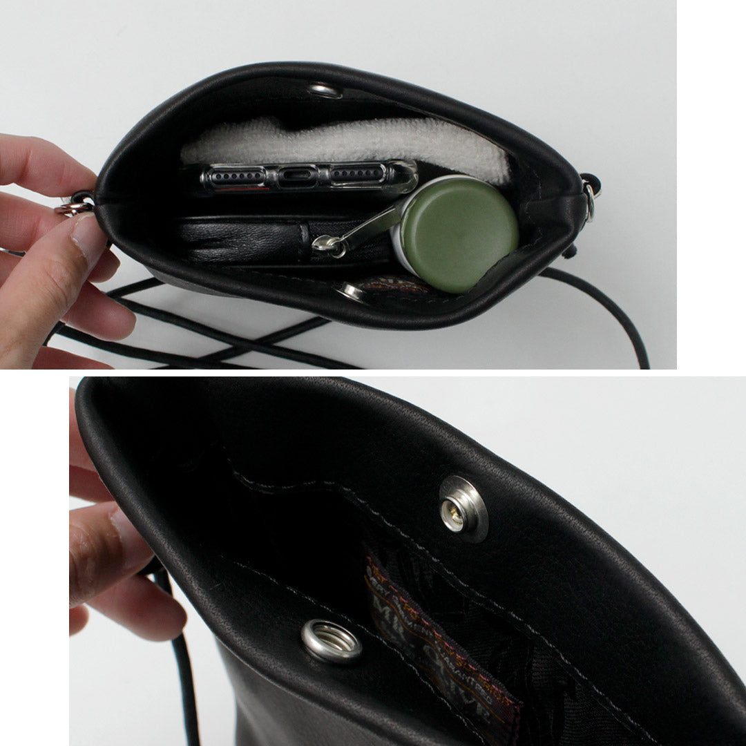 MR.OLIVE / IMPERMA-LEATHER Tiny Sacoche