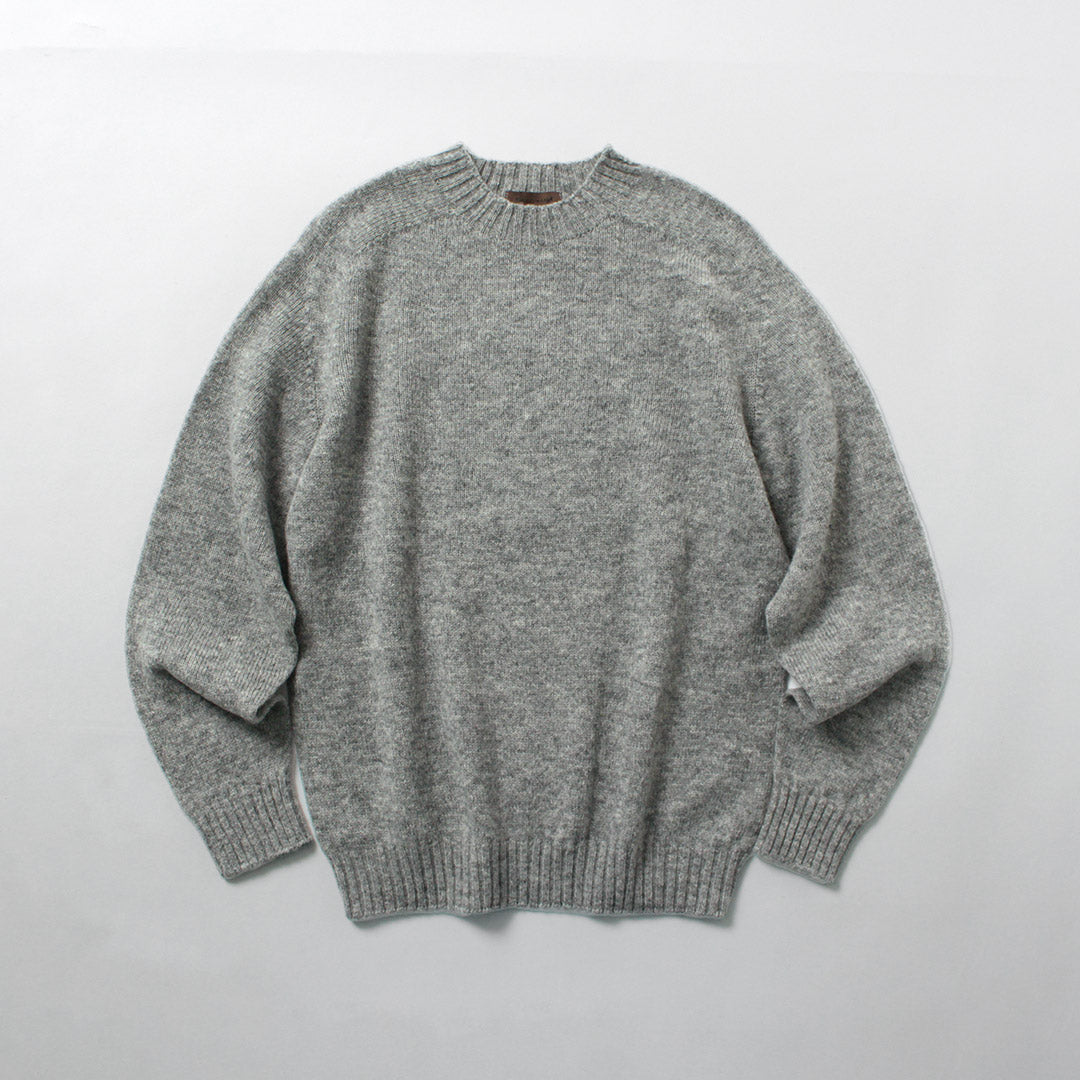 RINASCENTE / Shetland Wool Seamless Crew Neck Knit