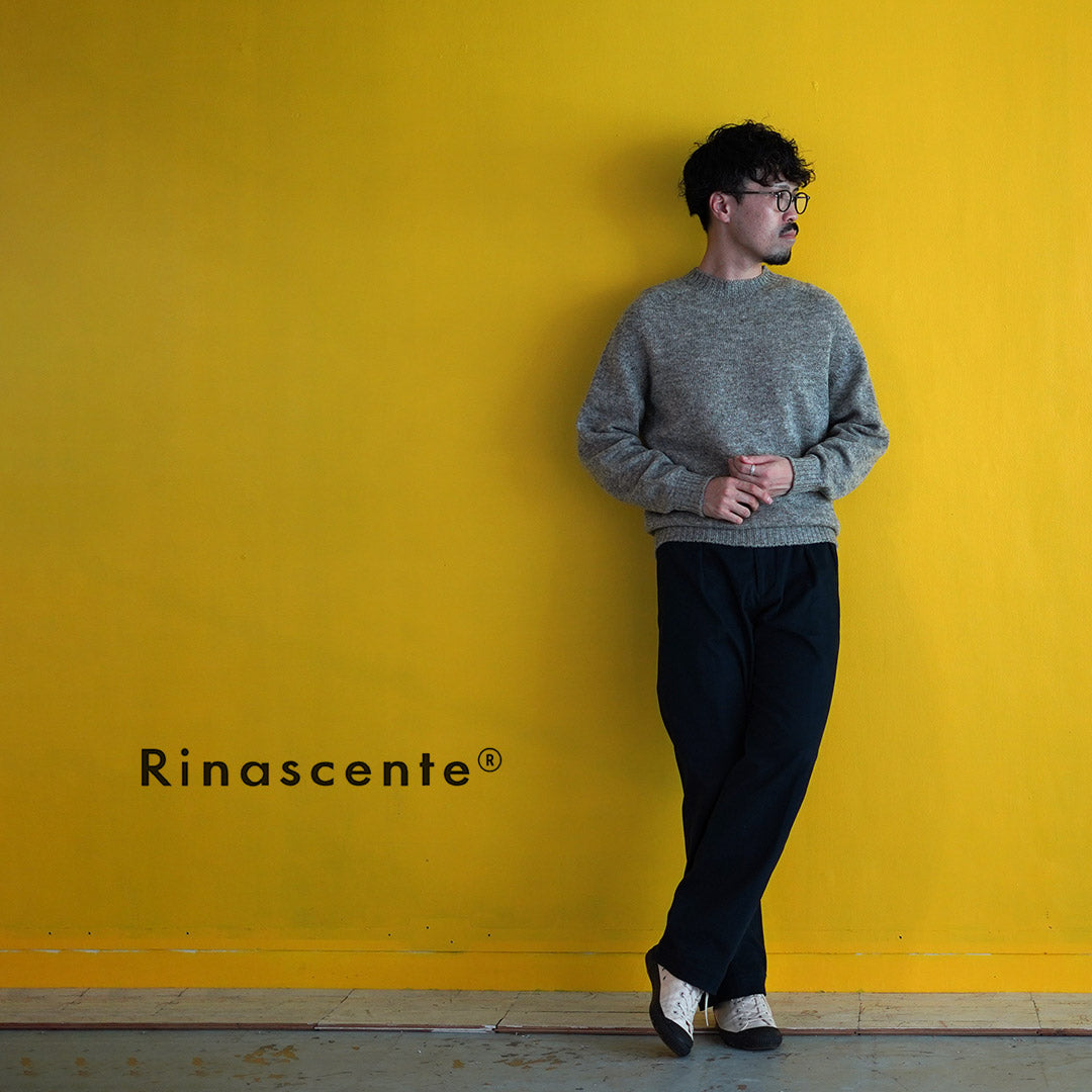 RINASCENTE / Shetland Wool Seamless Crew Neck Knit