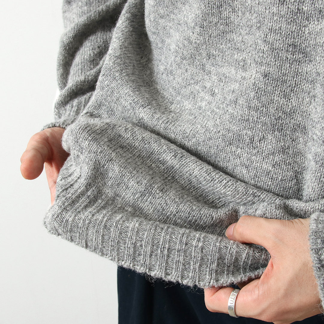 RINASCENTE / Shetland Wool Seamless Crew Neck Knit
