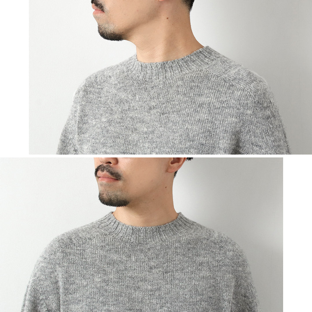 RINASCENTE / Shetland Wool Seamless Crew Neck Knit